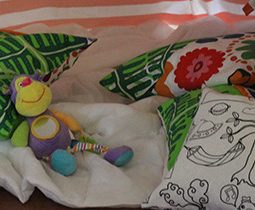 Alternative view of Matching Teepee Cushion with Cover